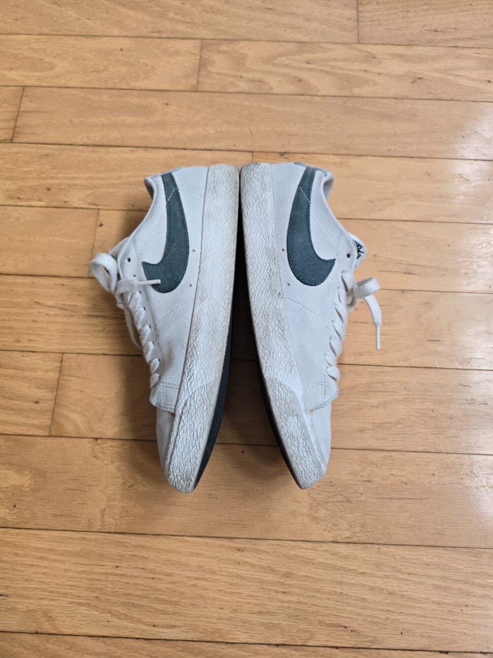 Nike | SB Zoom Blazer Low 'Summit White Deep Jungle' skater sneakers | MENS 9.5 - Picture 10 of 11